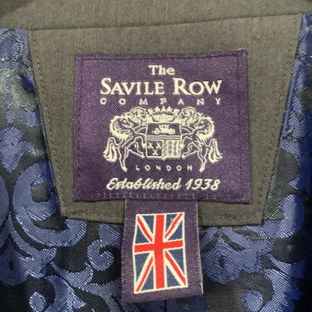 Savile Row Charcoal Blazer 40R - Picture 4 of 10